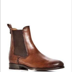 Brown fry Chelsea boots.